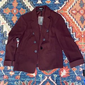 Express Maroon Blazer